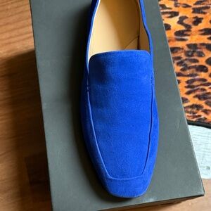 Banana Republic Royal Blue Suede Loafers